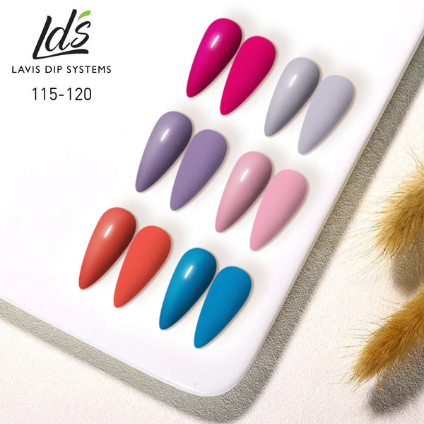 LDS Gel Color Set (6 colors): 115 to 120