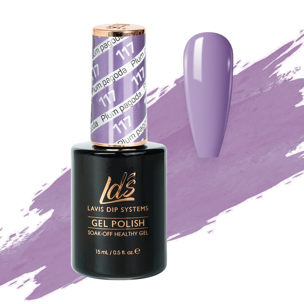 LDS 117 Plum Pagoda - LDS Gel Polish 0.5oz