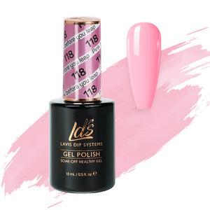 LDS 118 Pink Before You Leap - LDS Gel Polish 0.5oz