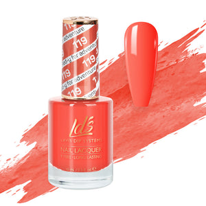 LDS 119 Red-Y For Adventure - LDS Nail Lacquer 0.5oz