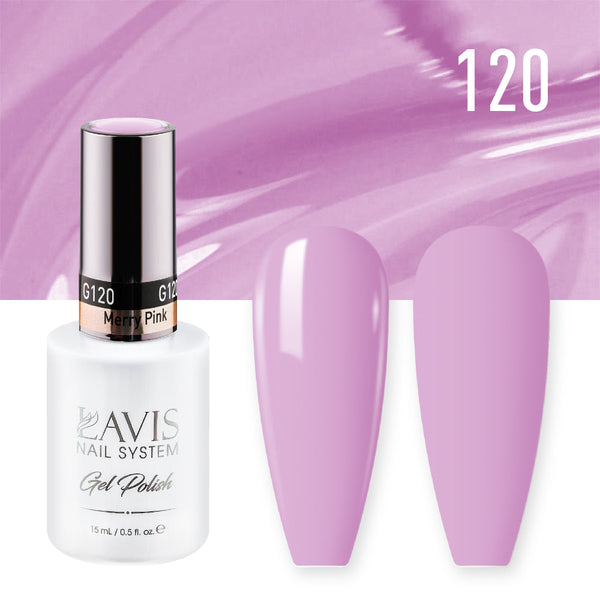 LAVIS 120 Merry Pink - Gel Polish 0.5 oz