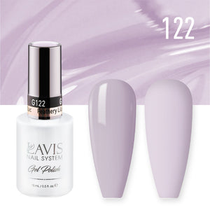 LAVIS Nail Lacquer - 122 Feathery Lilac - 0.5oz