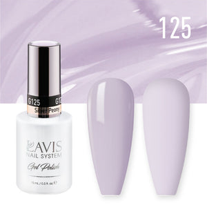 LAVIS Nail Lacquer - 125 Silver Peony - 0.5oz