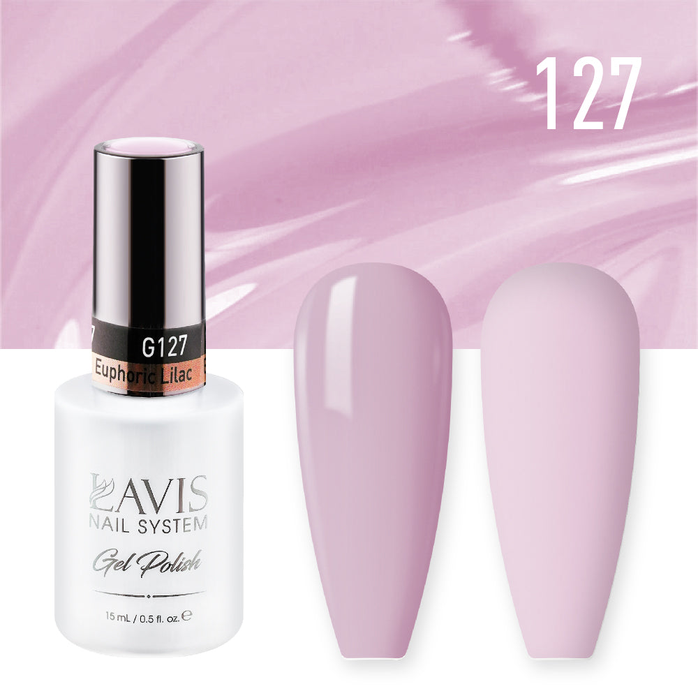 LAVIS 127 Euphoric Lilac - Gel Polish 0.5 oz