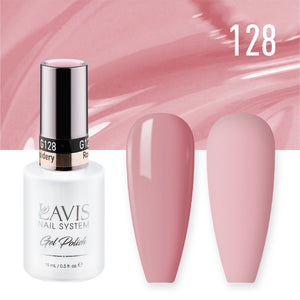 LAVIS Nail Lacquer - 128 Rose Embroidery - 0.5oz