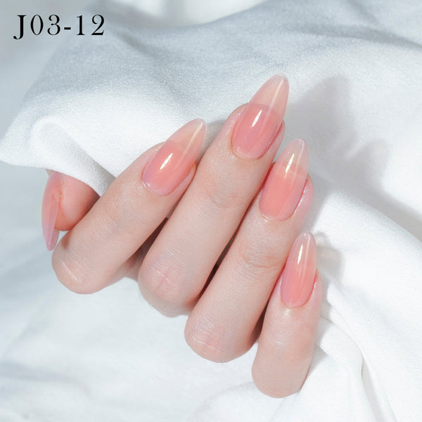 Jelly Gel Polish Colors - Lavis J03-12 - Bare With Me Collection