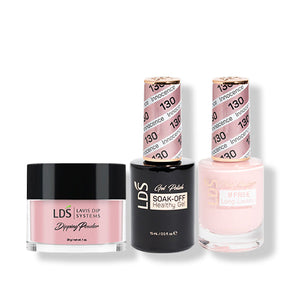 LDS 3 in 1 - 130 Innocence - Dip (1oz), Gel & Lacquer Matching