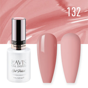 LAVIS Nail Lacquer - 132 Smoky Salmon - 0.5oz