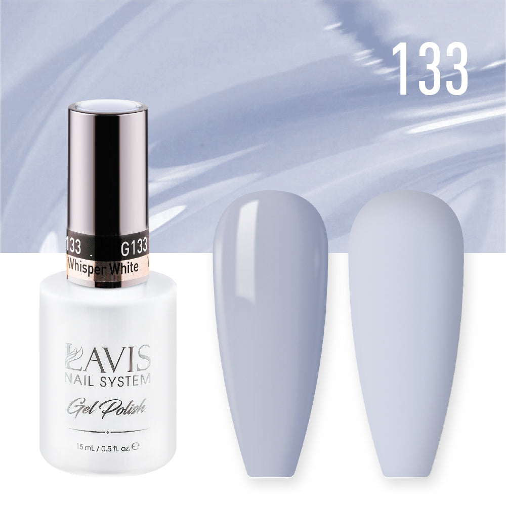 LAVIS 133 Whisper White - Gel Polish 0.5 oz