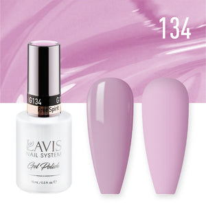 LAVIS 134 Free Spirit - Gel Polish & Matching Nail Lacquer Duo Set - 0.5oz