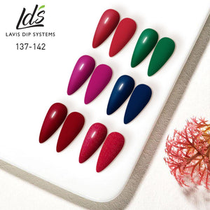 LDS Nail Lacquer Set (6 colors): 137 to 142