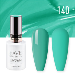 LAVIS Nail Lacquer - 140 Retro Mint - 0.5oz