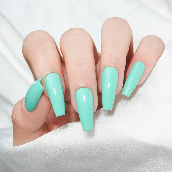 LAVIS 140 Retro Mint - Gel Polish & Matching Nail Lacquer Duo Set - 0.5oz