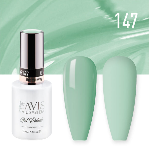 LAVIS 147 Breezeway - Gel Polish & Matching Nail Lacquer Duo Set - 0.5oz