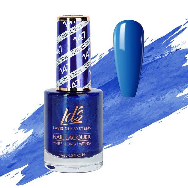 LDS 147 Cobalt Blue - LDS Nail Lacquer 0.5oz