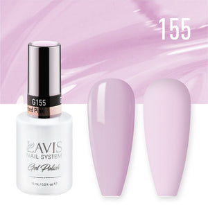 LAVIS Nail Lacquer - 155 Lighthearted Pink - 0.5oz