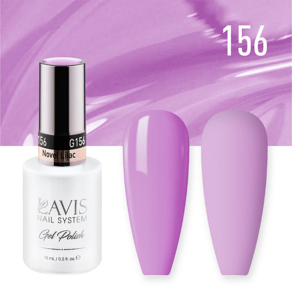 LAVIS Nail Lacquer - 156 Novel Lilac - 0.5oz