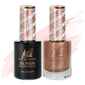 LDS 156 One Of A Kind - LDS Gel Polish & Matching Nail Lacquer Duo Set - 0.5oz