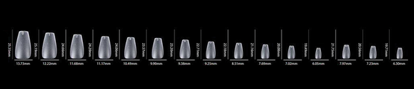 LDS - 05 Coffin XS Matte Nail Tips (Full Cover)