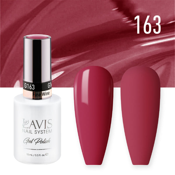LAVIS Nail Lacquer - 163 Fine Wine - 0.5oz