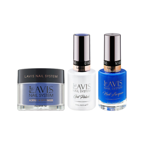 LAVIS 3 in 1 - 165 Lupine - Acrylic & Dip Powder (1oz), Gel & Lacquer
