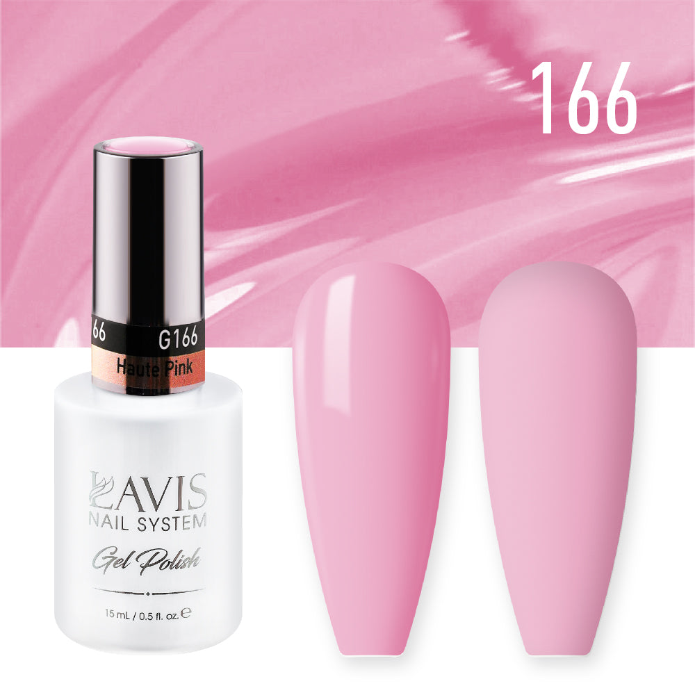 LAVIS 166 Haute Pink - Gel Polish 0.5 oz