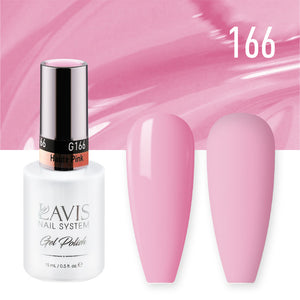 LAVIS Nail Lacquer - 166 Haute Pink - 0.5oz