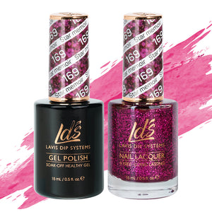 LDS 169 Star Memoir - LDS Gel Polish & Matching Nail Lacquer Duo Set - 0.5oz