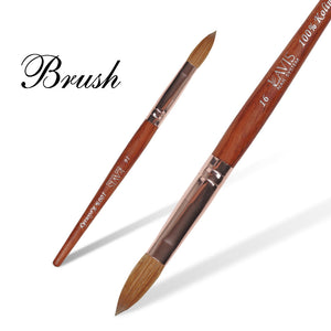  Lavis Kolinsky Acrylic Brush #16 by LAVIS NAILS sold by DTK Nail Supply