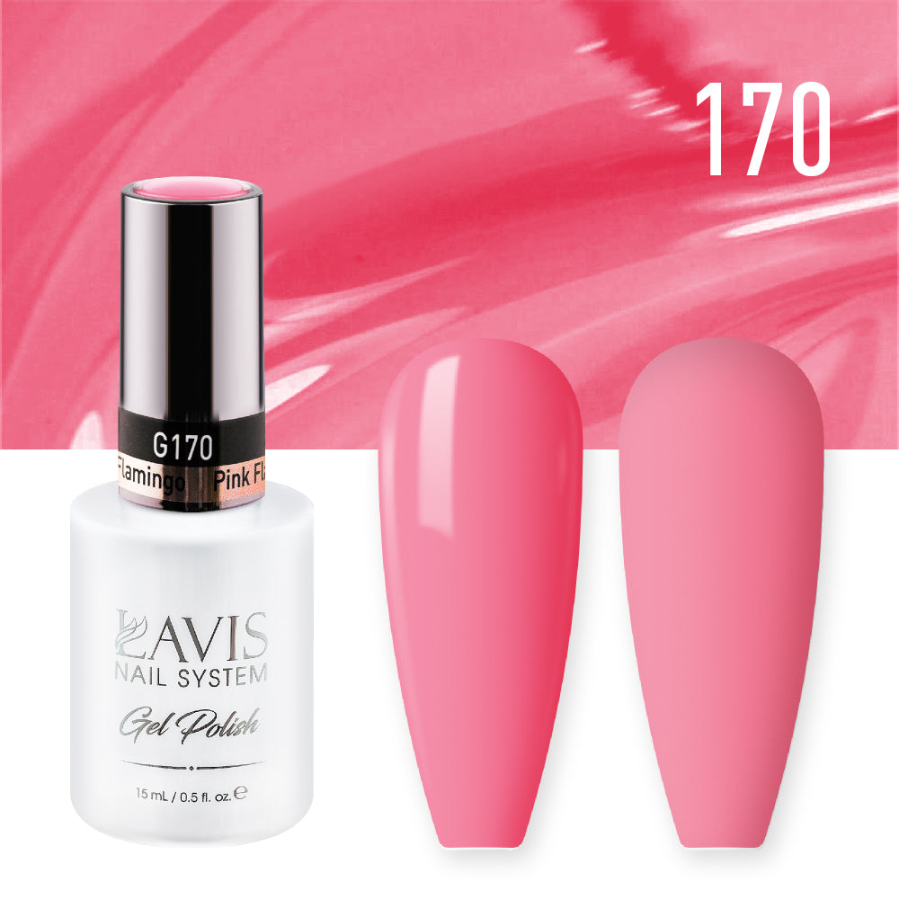 LAVIS Nail Lacquer - 170 Pink Flamingo - 0.5oz