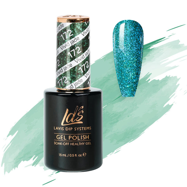 LDS 172 Vivid Jade - LDS Gel Polish 0.5oz