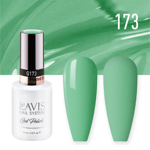 LAVIS 173 Frosted Emerald - Gel Polish 0.5 oz