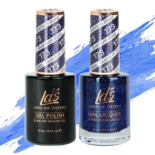 LDS 173 Quantum Sleep - LDS Gel Polish & Matching Nail Lacquer Duo Set - 0.5oz