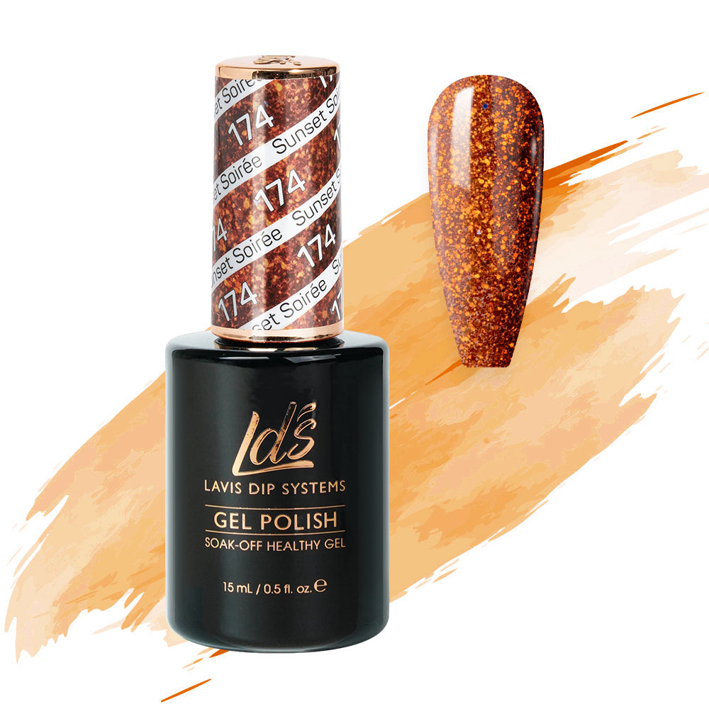 LDS 174 Sunset Soirée - LDS Gel Polish 0.5oz