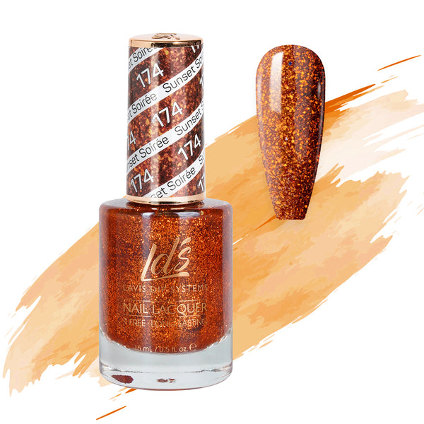 LDS 174 Sunset Soirée - LDS Nail Lacquer 0.5oz