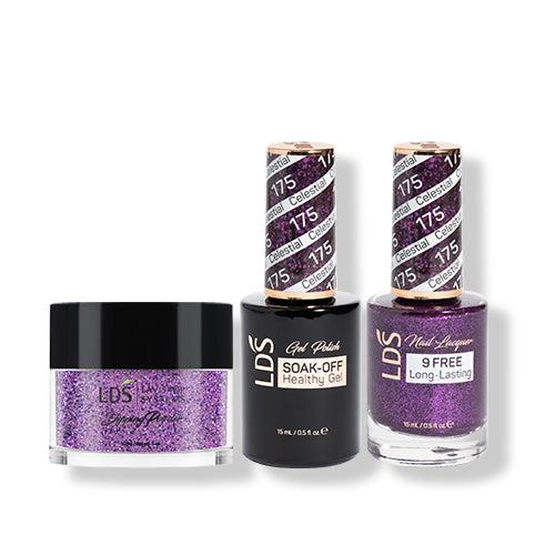 LDS 3 in 1 - 175 Celestial - Dip (1oz), Gel & Lacquer Matching
