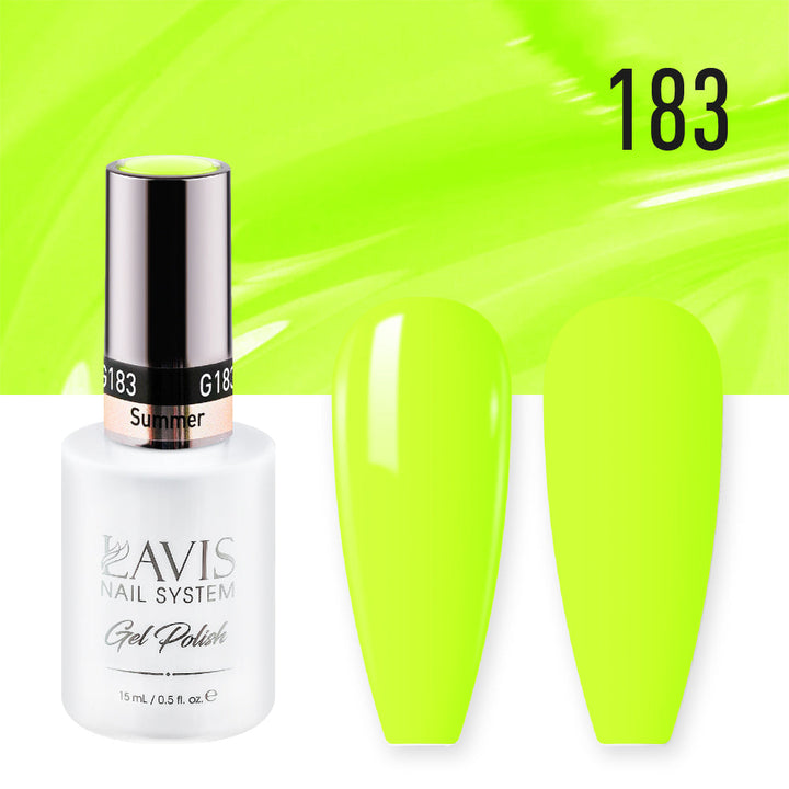 LAVIS 183 Summer - Gel Polish 0.5 oz