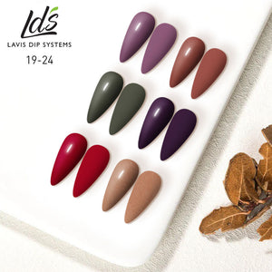 LDS Gel Color Set (6 colors): 019 to 024