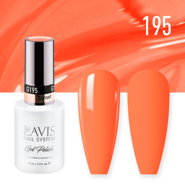 LAVIS 195 Sunset - Gel Polish 0.5 oz