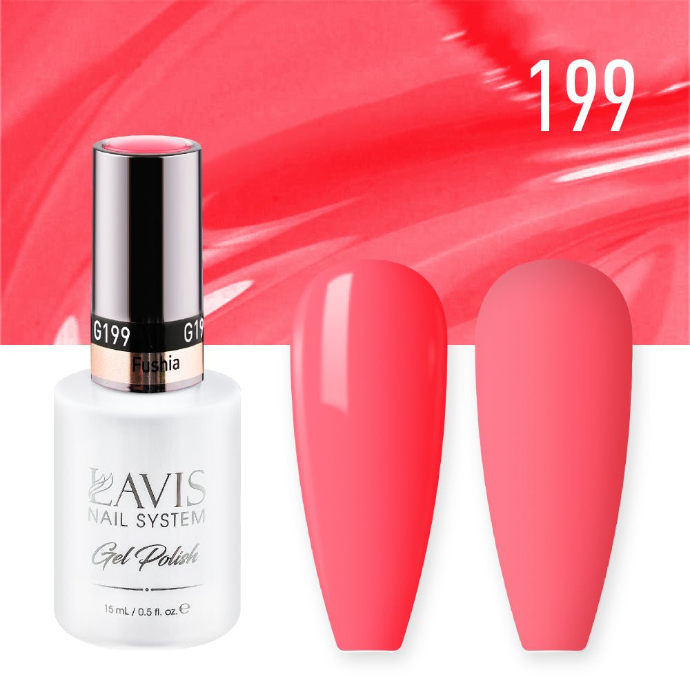 LAVIS 199 Fushia - Gel Polish 0.5 oz