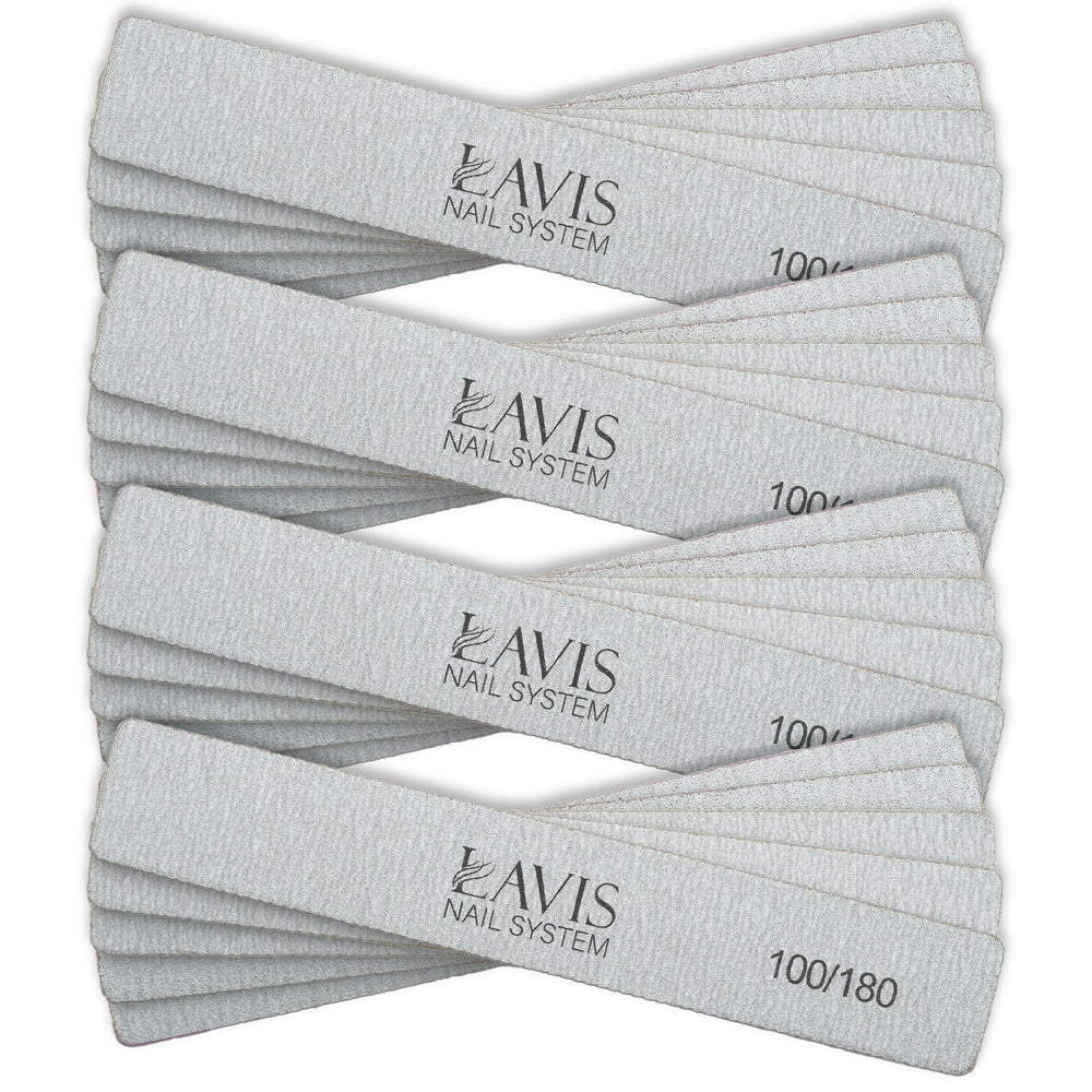 Lavis 50Pcs Jumbo Nail Files 100/180