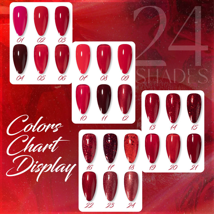 LAVIS C02 - 04 - Gel Polish 0.5 oz - Scarlet Bloom Collection