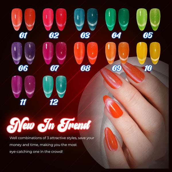 LAVIS Cat Eyes CE3 - Gel Polish 0.5 oz - Tropical Candy Collection