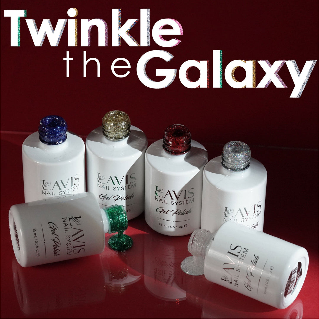  Lavis Gel Twinkle The Galaxy Set G6 (9 colors): 097, 098, 099, 100, 102, 103, 105, 106, 107