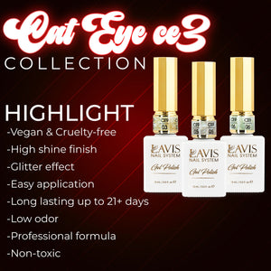 LAVIS Cat Eyes CE3 - Gel Polish 0.5 oz - Tropical Candy Collection