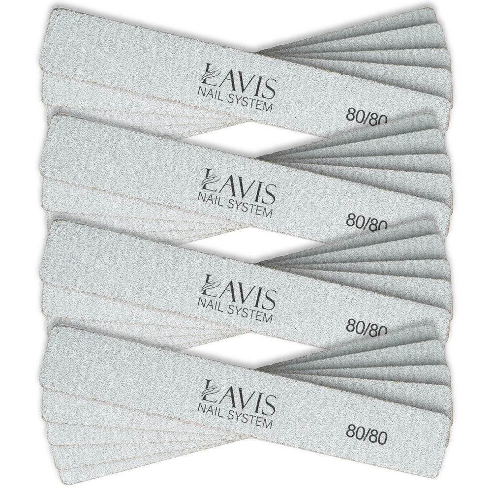 Lavis 50Pcs Jumbo Nail Files 80/80