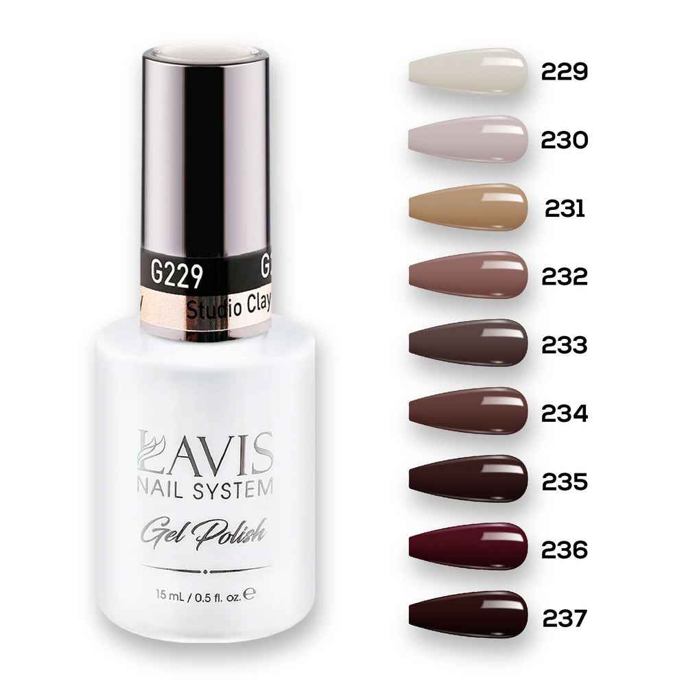 9 Lavis Holiday Gel Nail Polish Collection - SET 15 - 229; 230; 231; 232; 233; 234; 235; 236; 237