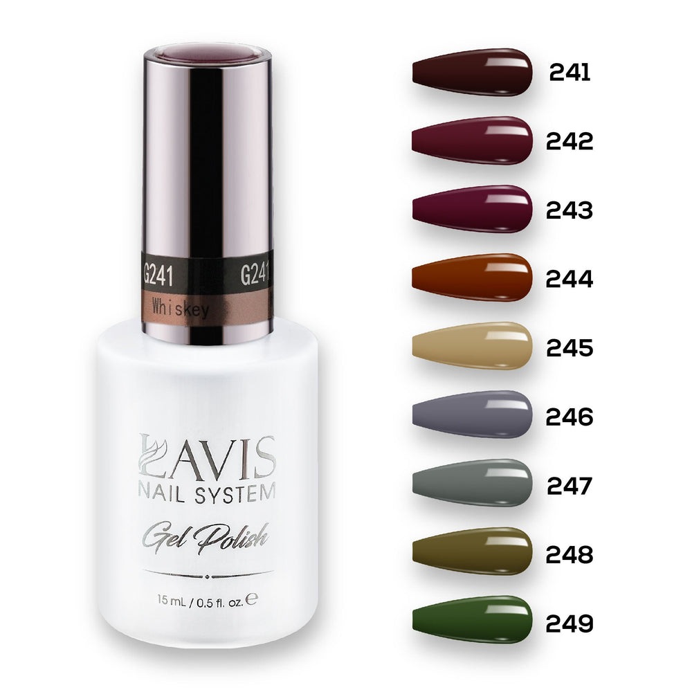 9 Lavis Holiday Gel Nail Polish Collection - SET 16 - 241; 242; 243; 244; 245; 246; 247; 248; 249