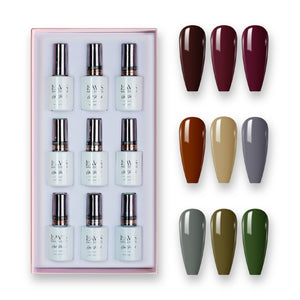 9 Lavis Holiday Gel Nail Polish Collection - SET 16 - 241; 242; 243; 244; 245; 246; 247; 248; 249