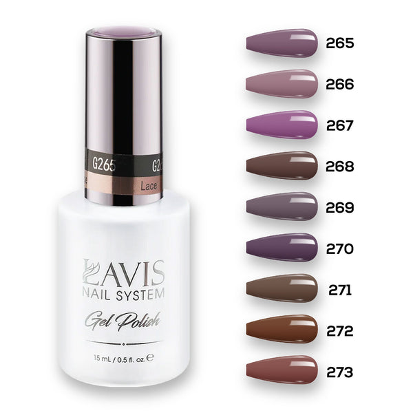 9 Lavis Holiday Gel Nail Polish Collection - SET 18 - 265; 266; 267; 268; 269; 270; 271; 272; 273